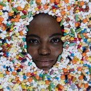 AA teen surrounded by pills